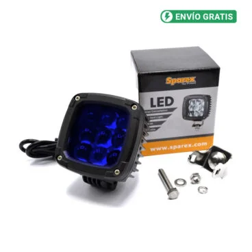 Faro de pulverización nocturna LED azul para pulverizar